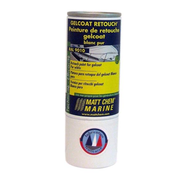 matt chem gelcoat retouch pure white 150 ml gelcoat paint