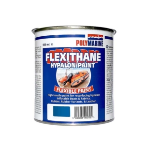 polymarine flexithane hypalon paint 500ml blue