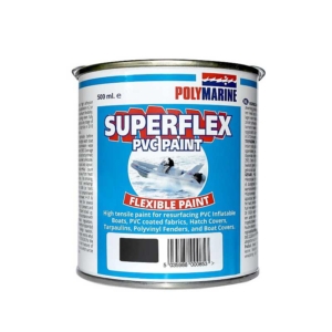 polymarine superflex pvc paint 500ml black