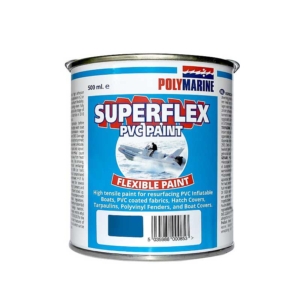 polymarine superflex pvc paint 500ml blue