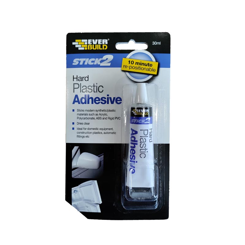 Hard Plastic Glue Rigid PVC ABS Polycarbonate Acrylic STRONG Clear